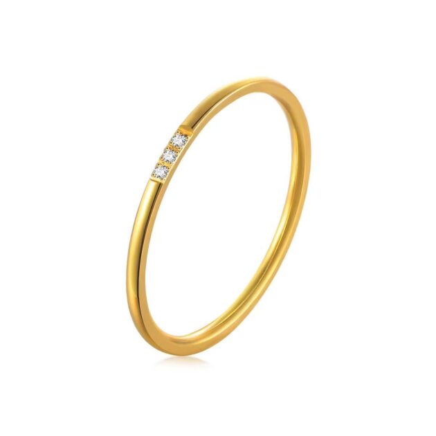 Goldstone Ring