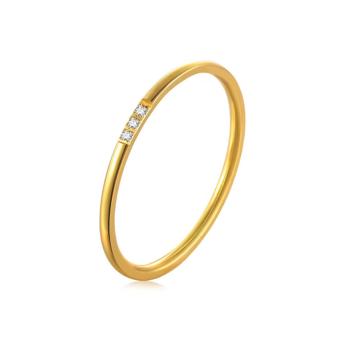 Goldstone Ring