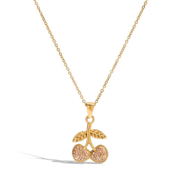 Cherry Gold Necklace