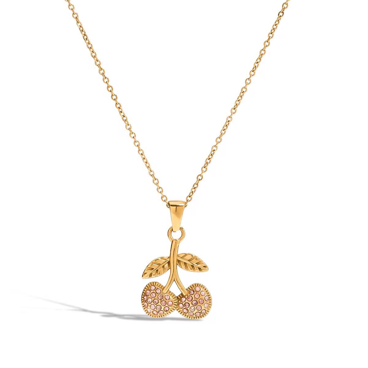 Cherry Gold Necklace