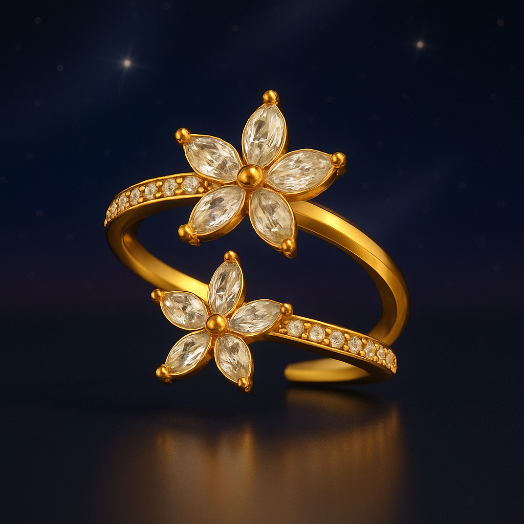 Suneheri Phool Ring
