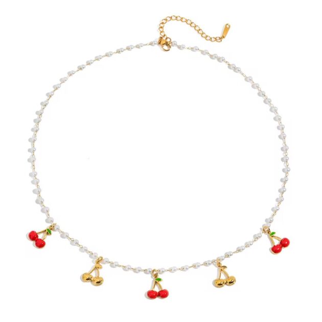 Meethi Cherry Necklace