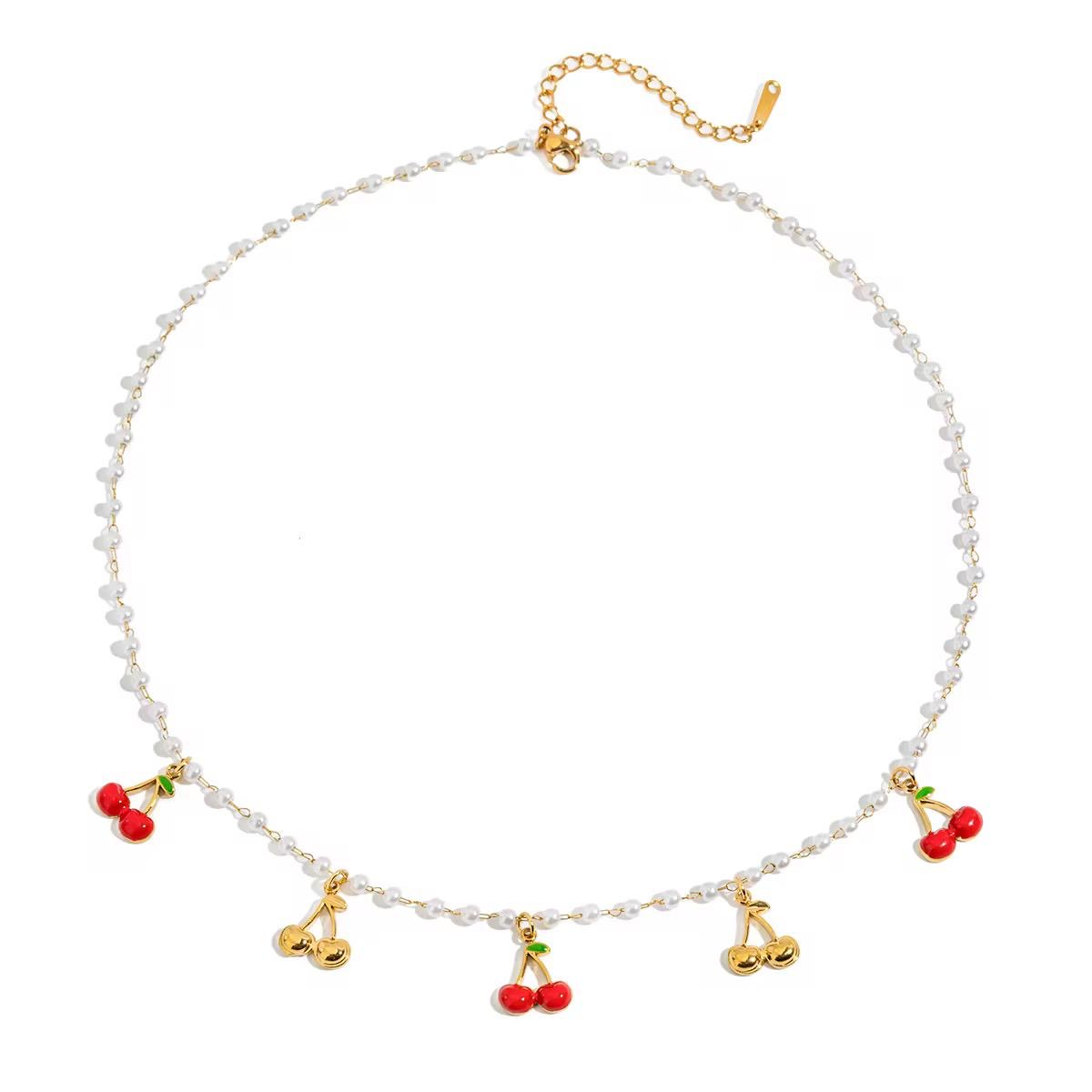 Meethi Cherry Necklace