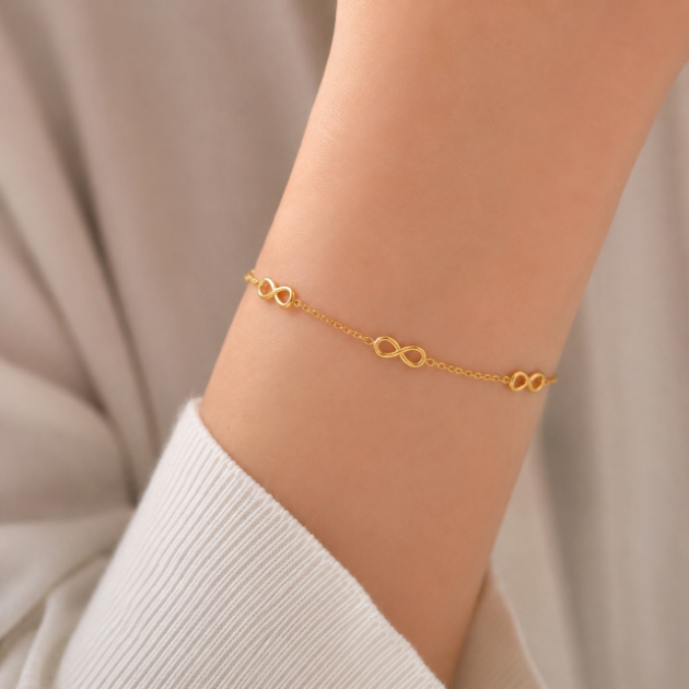Triple Infinity Bracelet