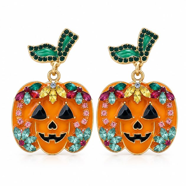 Pumpkin Spell Earring
